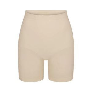 NWT SKIMS Seamless Sculpt Mid Thigh Short Shape Wear Nude Sand S
